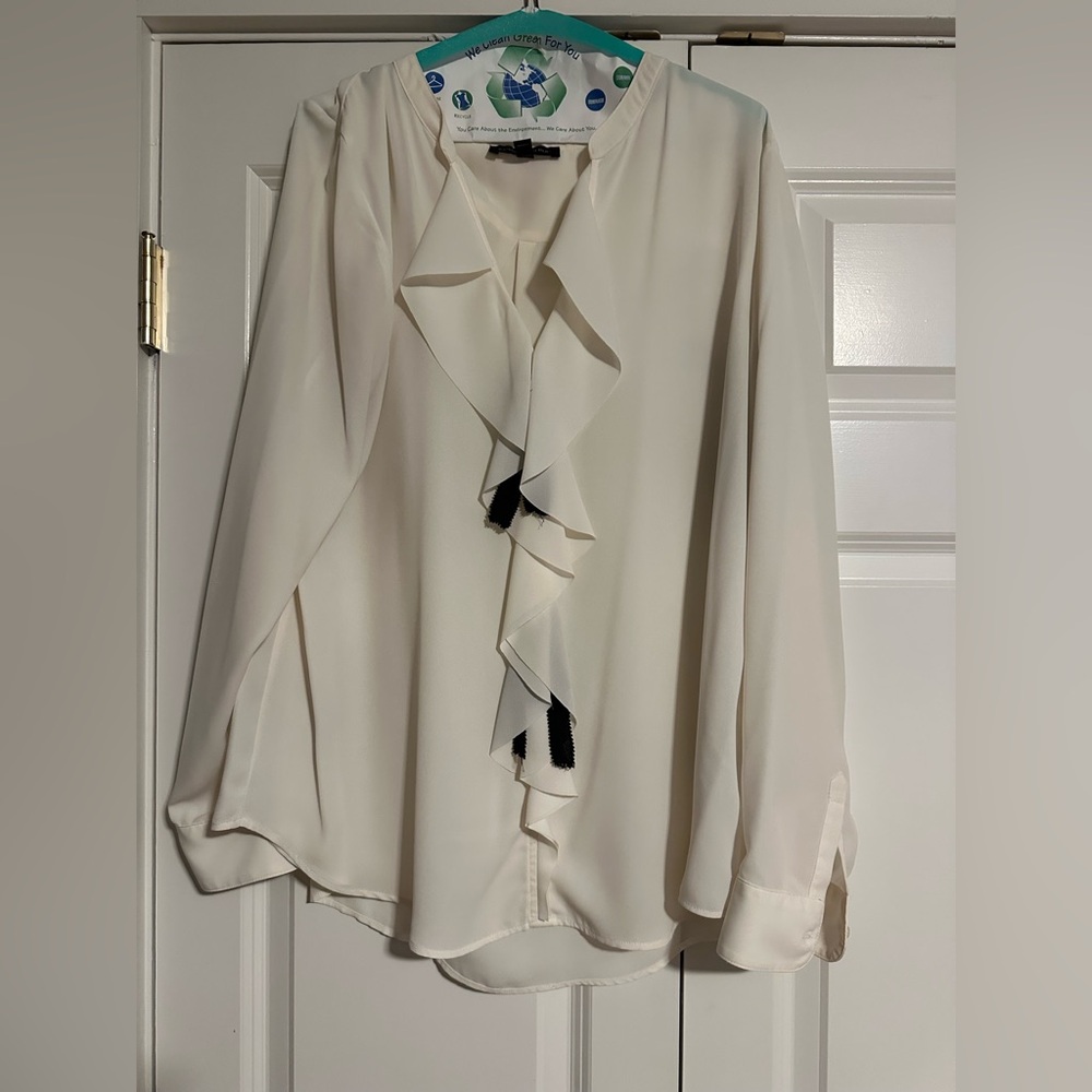 Banana Republic Ivory Blouse XL